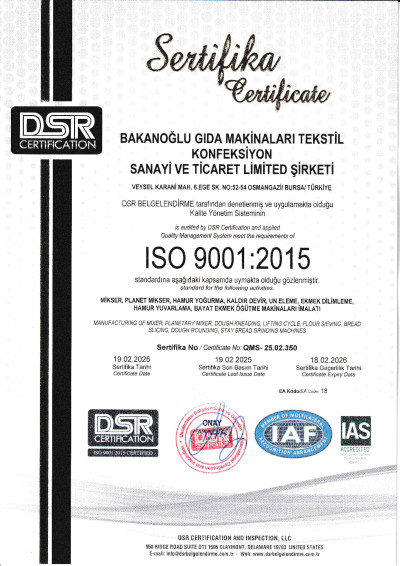 ISO 9001 : 2015